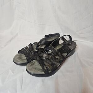 Dansko Leather Ankle Strap Strappy Sandal Women US Sz 8.5-9 EU 39